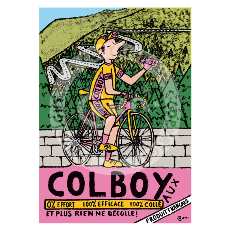 AFFICHE "COLLE" - EDITION LIMITEE - COUN | Accessoires et équipements pour vélo