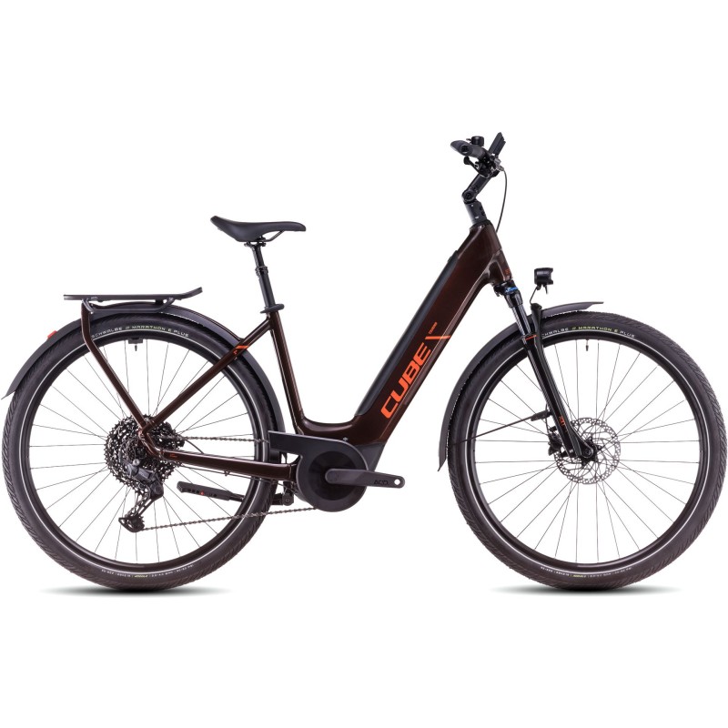 CUBE TOURING HYBRID PRO 625 CINNAMON'N'ORANGE 2025| Accessoires et équipeme...